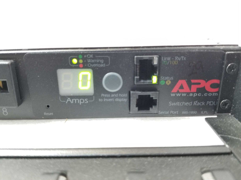 APC AP7900 Rack Mount PDU Switched Rack 120V/12A 8 Outlets 1U Rackmount _