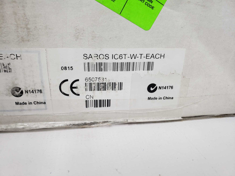 Crestron Saros IC6T-W-T-EACH 2-Way In-Ceiling Speaker-White Pair OPEN BOX )