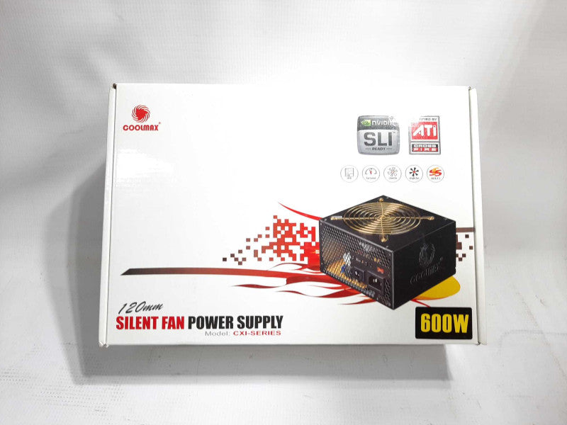Coolmax 600W PC Power Supply 120mm Silent Fan Brand new $