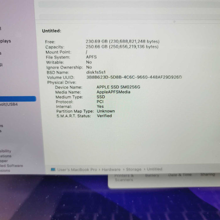 MacBook Pro Retina 15-inch Mid-2015 16GB RAM 250GB SSD 2.5GHz i7 A1398 READ