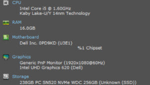 Dell Latitude 5400 14.0\\" FHD I5-8365U 1.60 GHZ 16 GB RAM 256 GB SSD =