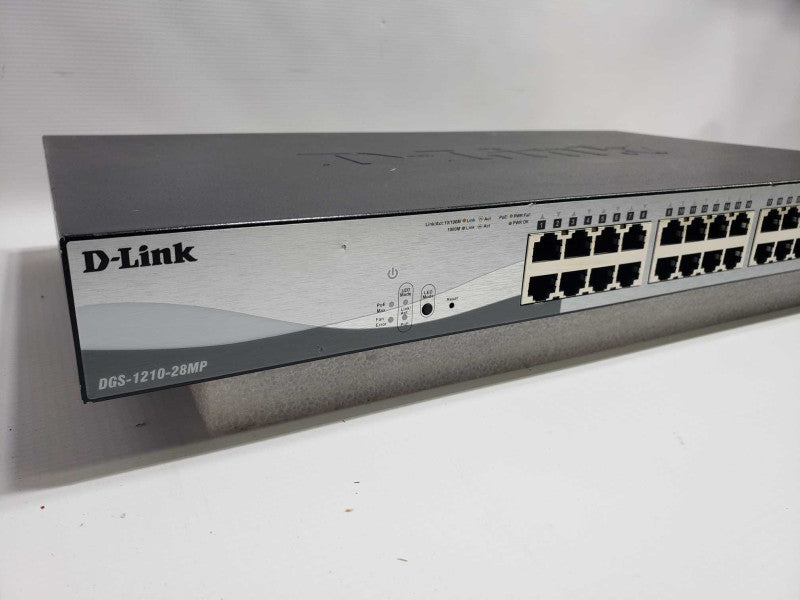 D link DGS-1210-28MP 28 Port Network Switch *READ* )