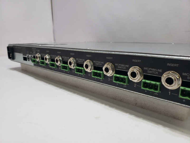 Shure SCM800 8 Channel Microphone Mixer Pro Audio Mic Rack Mount )