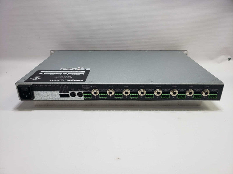 Shure SCM800 8 Channel Microphone Mixer Pro Audio Mic Rack Mount )
