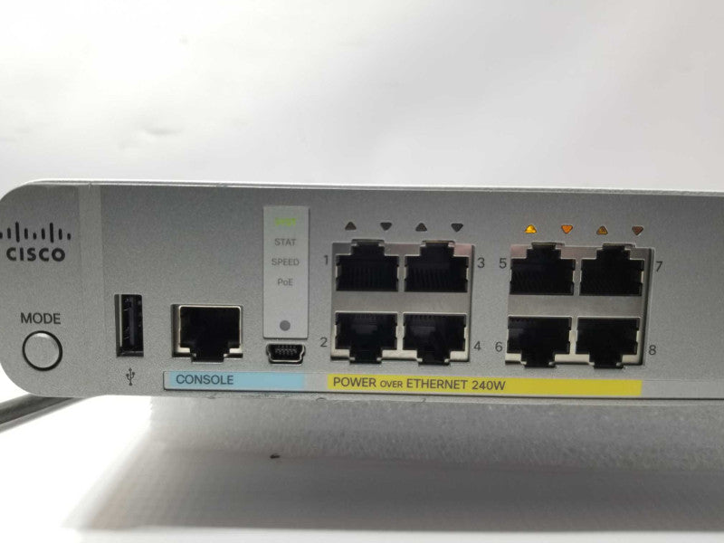 CISCO WS-C3560CX-8PC-S Catalyst 3560-CX 8-Port Ethernet PoE+ Switch, Read _