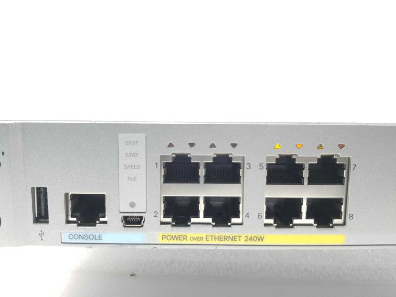 CISCO WS-C3560CX-8PC-S Catalyst 3560-CX 8-Port Ethernet PoE+ Switch, Read _