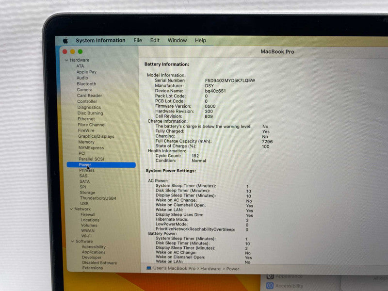 2019 MacBook Pro 16-inch TouchBar with Intel i7 (6 core) CPU 32GB RAM & 500GB -