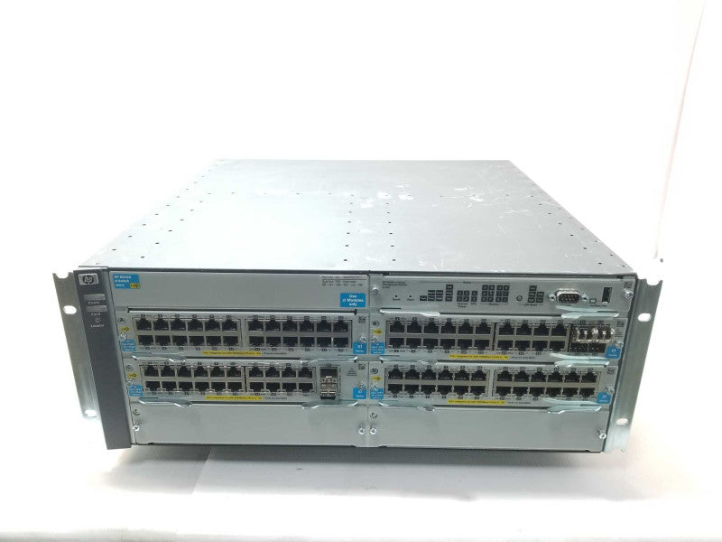 HP E5406 J8697A zl Switch w/ 2x J9534A, 1x J9535A, 1x J9536A, 2x PSU _