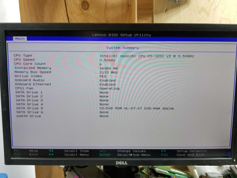 Lenovo P500 - Xeon E5-1650V3@3.50GHz, 32GB DDR4 ~