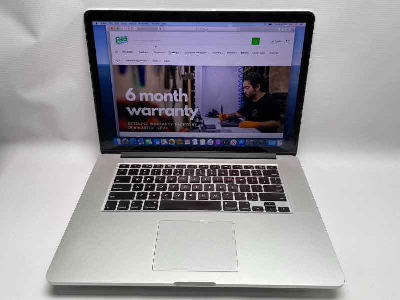 MacBook Pro 15 Retina Mid 2012 with Intel i7 CPU 8GB RAM & 500GB Storage READ  -