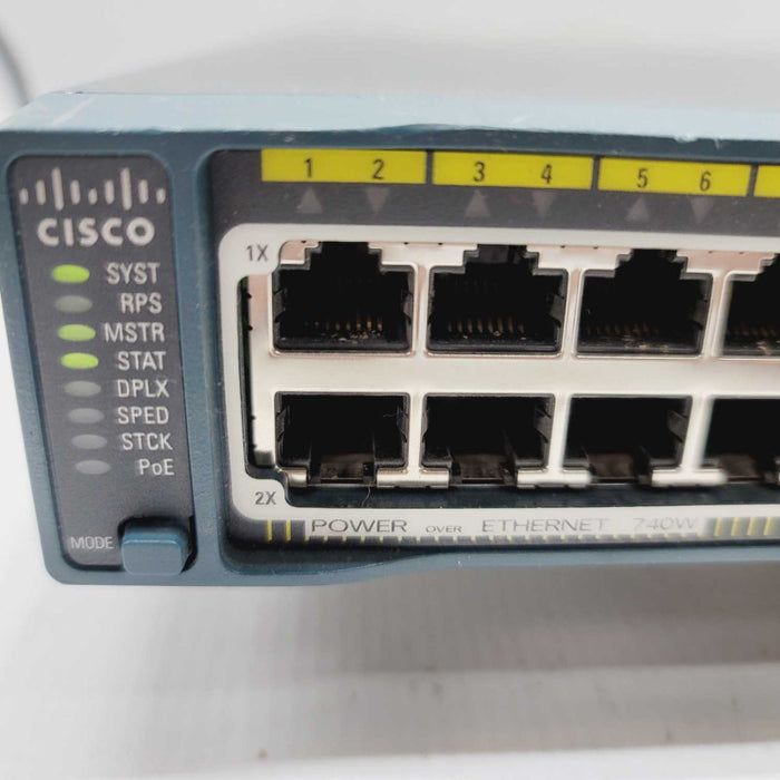 Cisco WS-C2960S-48FPS-L 48 Port PoE+ Gigabit Network Switch =