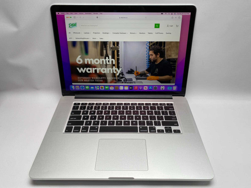 Mid 2015 MacBook Pro Retina 15-inch with intel i7 CPU 16GB RAM & 250GB Storage -