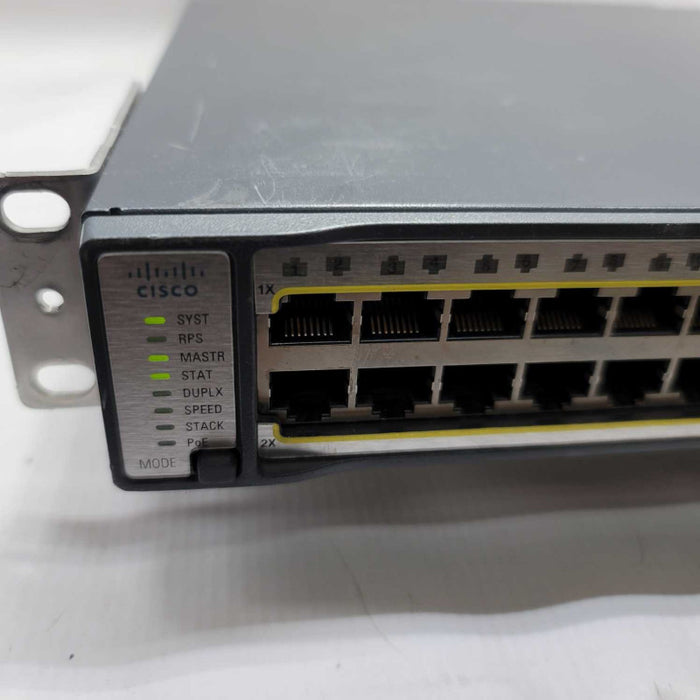Cisco Catalyst WS-C3750E-48PD-SF 48-Port Gigabit PoE Switch C3K-PWR-1150WAC =
