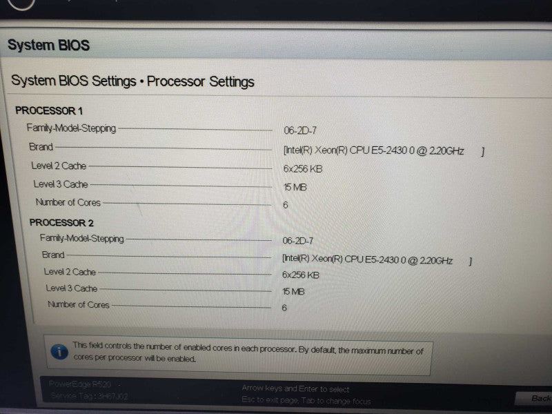 Dell PowerEdge R520 2x Xeon E5-2430 @ 2.20 GHz 96 GB RAM 2x PSU  )