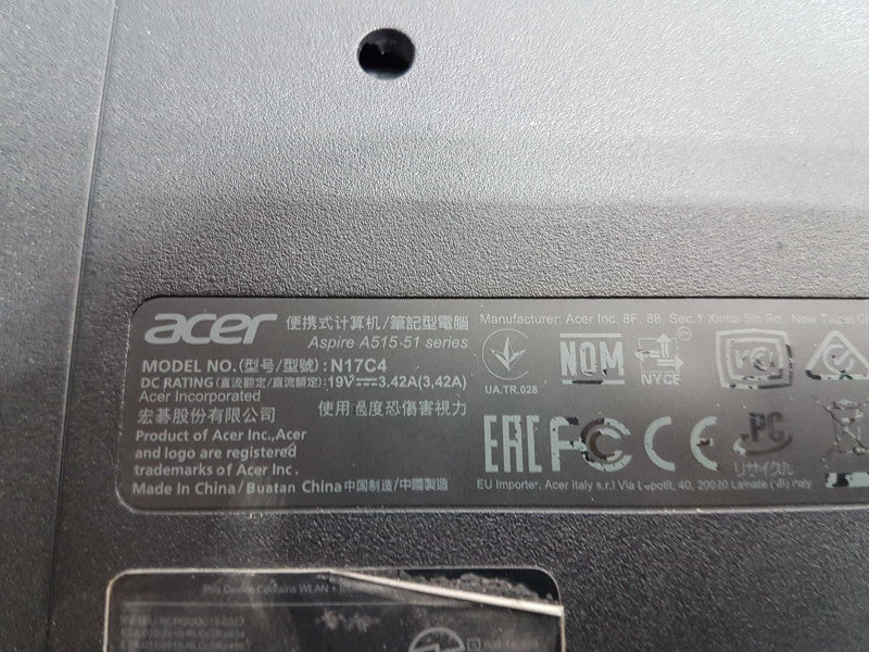 Acer Aspire A515-51 series i7-8550U @ 1.80ghz / 12gb ram / 256gb ssd / 15.6\\"  #