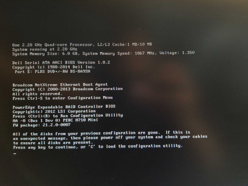 Dell OEMR R520, 1x Xeon E5-2407 2.2GHz, 6GB DDR3, H710 Mini, 2x PSU, 3.5\\" _