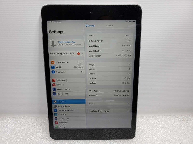 Apple iPad Mini 2 - 32 GB - Black [A1489] (