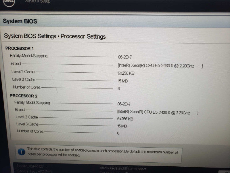 Dell PowerEdge R420 2x Xeon E5-2430 @ 2.20GHz 48 GB RAM 2x PSU )