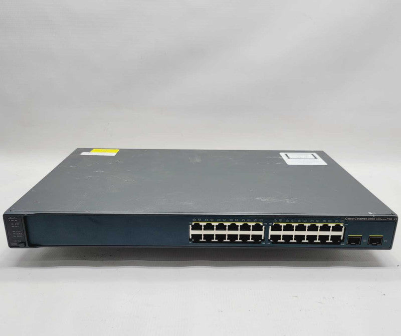 Cisco WS-C3560v2-24PS-S Catalyst 24-Port 10/100 2x Port Gigabit Ethernet  =