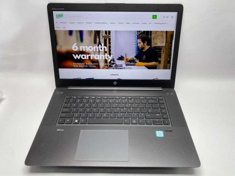 HP ZBook 15 Studio G3 with i7-6700HQ CPU 16GB RAM & 512GB SSD READ  -