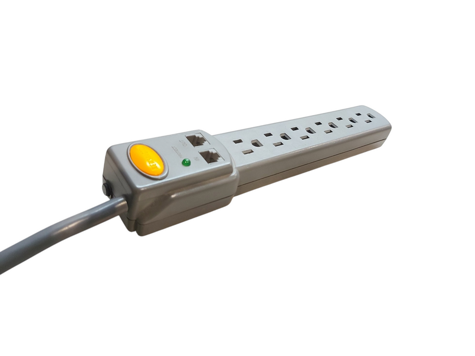 Lot 8x Power Extension Strips with six outlets each | Relocatable Power Tap