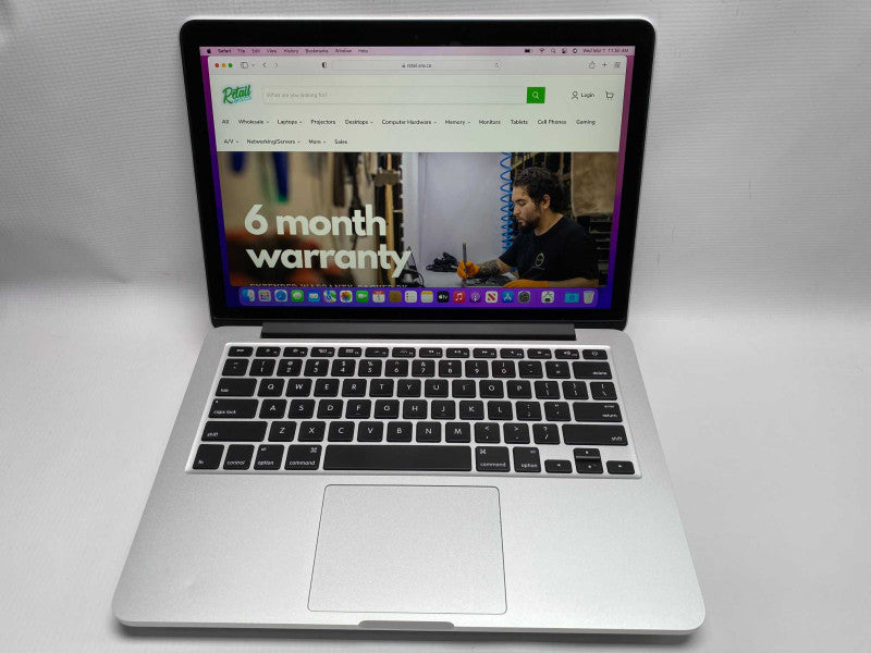 2015 MacBook Pro Retina 13-inch with intel i5 CPU 8GB RAM & 120GB Storage  -