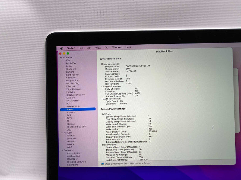 2015 MacBook Pro Retina 13-inch with intel i5 CPU 8GB RAM & 120GB Storage  -