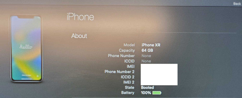 Apple iPhone XR - 64 GB - Gray [Read] (