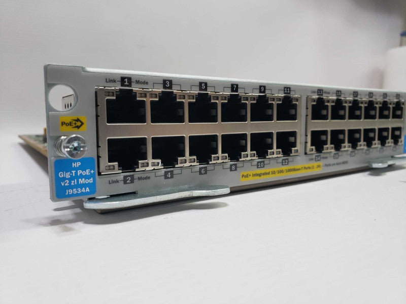 HP Gig-T PoE+ V2 zl Mod Module J9534A for HP Procurve Switch zl zl2 )