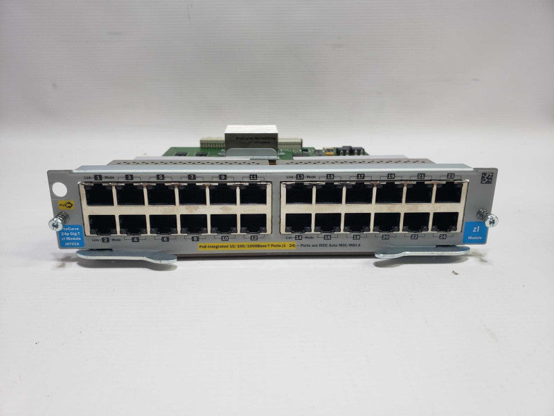 HP J8702A ProCurve 24-port 10/100/1000Base-T PoE Switch 24p Gig-T zl Module )