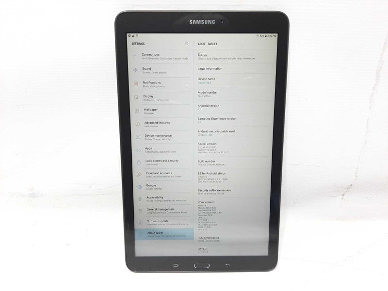 Samsung Galaxy Tab E SM-560NU 16GB Like new $