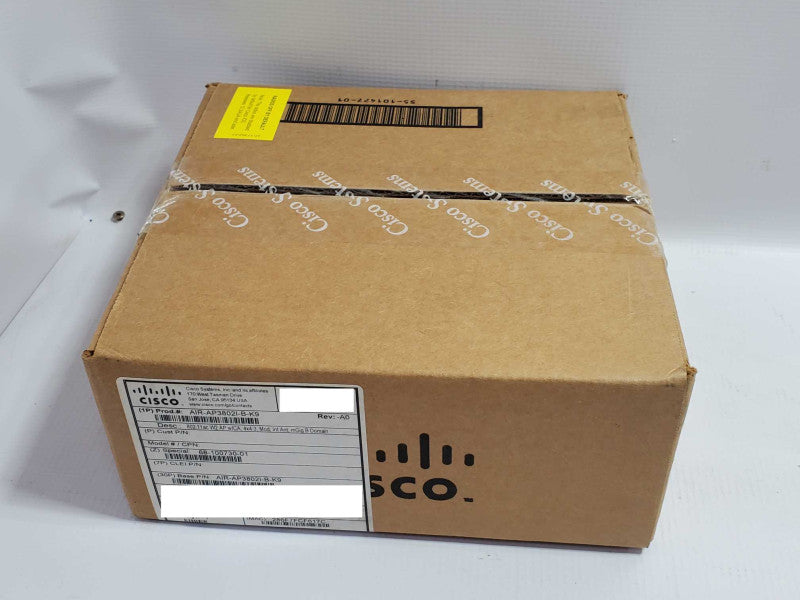 Cisco AIR-AP3802I-B-K9 Aironet  Wireless Access Point 2.4GHz/5GHz, NEW, QTY ~