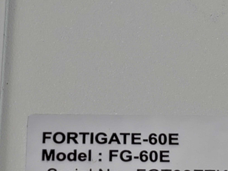 Fortinet FortiGate 60E Network Security Firewall ~