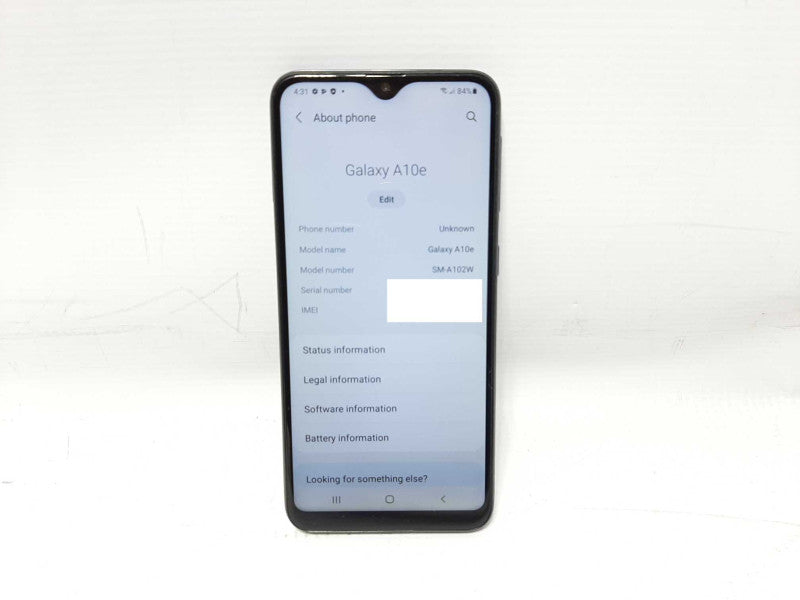Samsung Galaxy A10e 32GB Bell Lock $