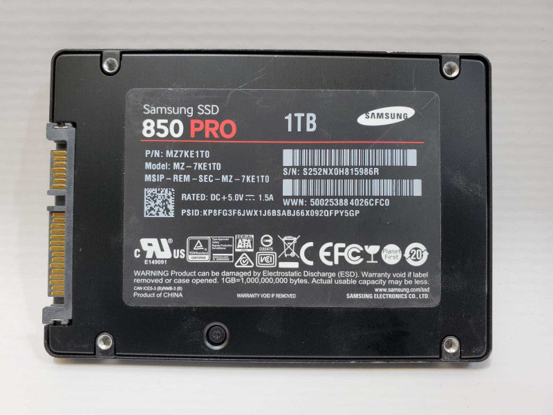 Samsung 850 PRO - 1TB SSD - Sata 2.5\\" [Solid State Drive] (