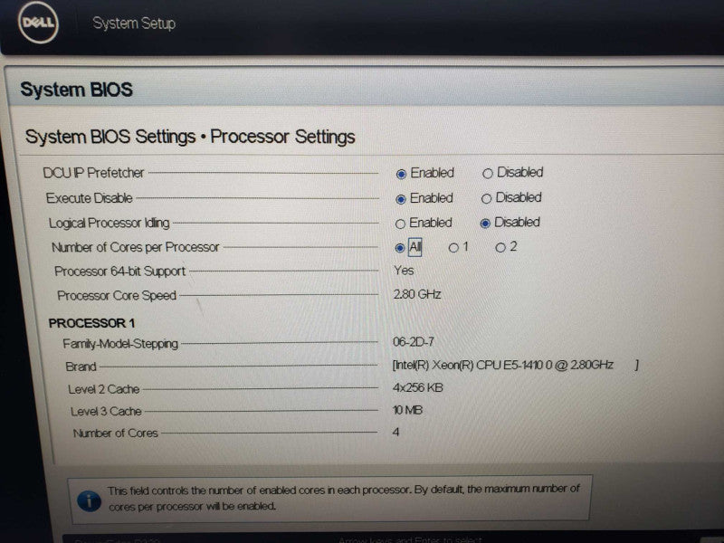 Dell PowerEdge R320 1x Xeon E5-1410 @ 2.80GHz 8 GB RAM 2x PSU )