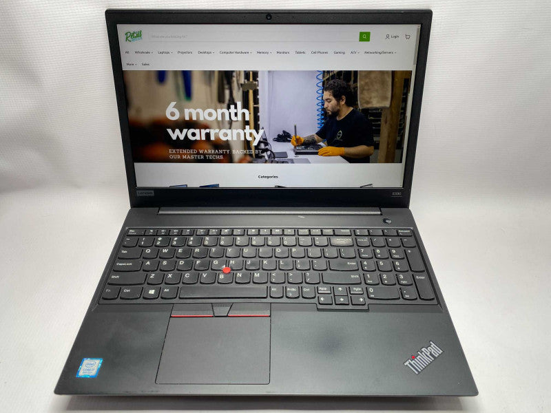 Lenovo ThinkPad E590 with Intel i7-8565U CPU 8GB RAM & 256GB SSD Storage  -