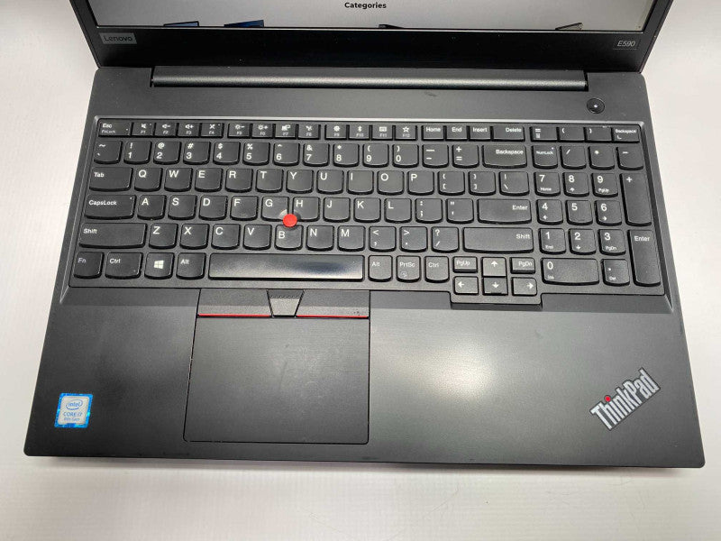 Lenovo ThinkPad E590 with Intel i7-8565U CPU 8GB RAM & 256GB SSD Storage  -