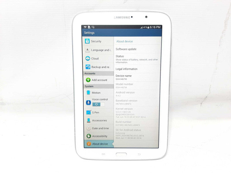 Samsung Galaxy Tab 3 SM-T310 16GB$