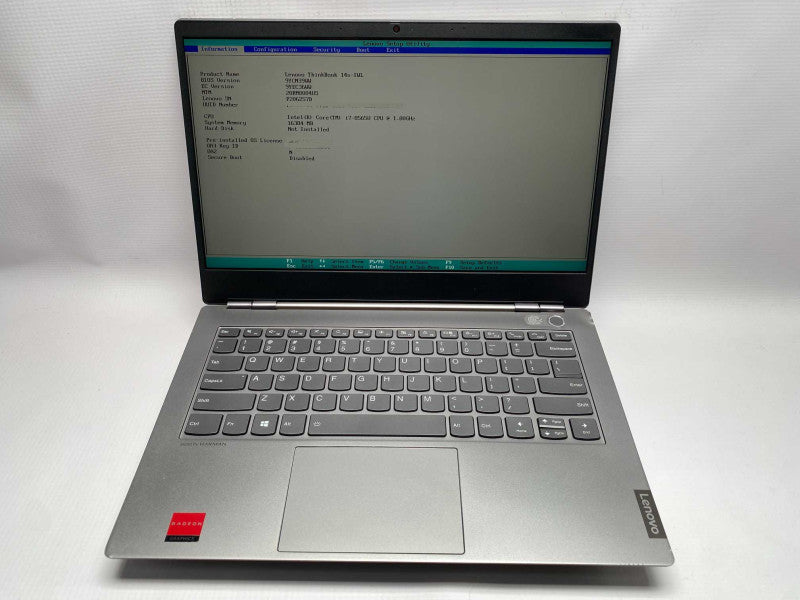 Lenovo ThinkBook 14s-IWL with Intel i7-8565U CPU 16GB RAM & Dedicated AMD GPU -