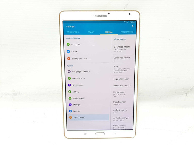 Samsung Galaxy Tab S SM-T700 16GB $