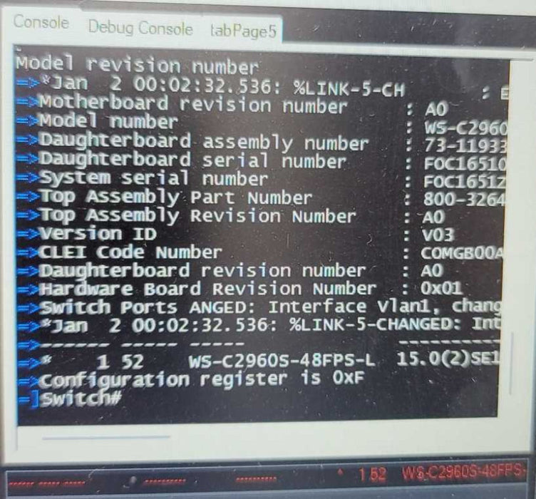 Cisco WS-C2960S-48FPS-L 48 Port PoE+ Gigabit Network Switch =