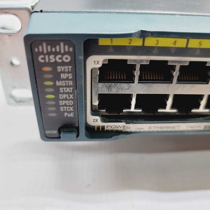 Cisco WS-C2960S-48FPS-L 48 Port PoE+ Gigabit Network Switch =