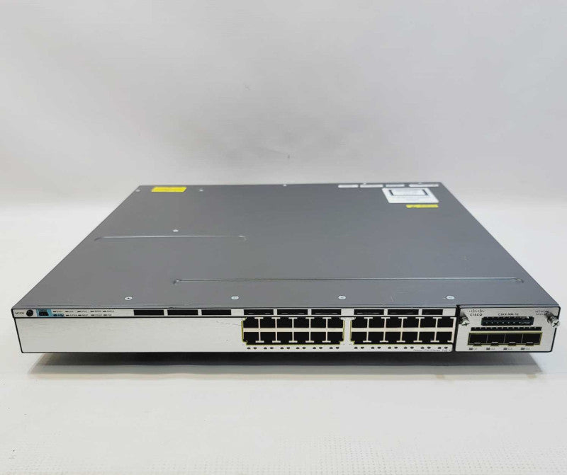 Cisco WS-C3750X-24P-S 24 Port PoE Gigabit Switch =
