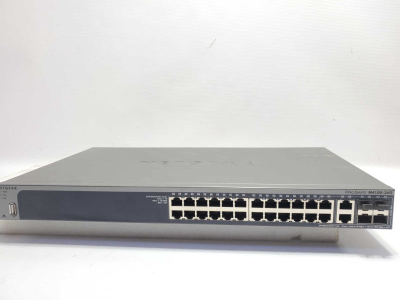 Netgear ProSafe M4100-26G-POE 26-Port Gigabit L2+ PoE Managed Switch ~