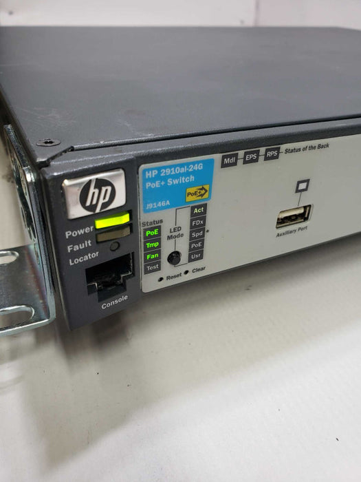 HP Procurve J9146A 2910AL-24G-POE+ 24-Port Gigabit Switch )