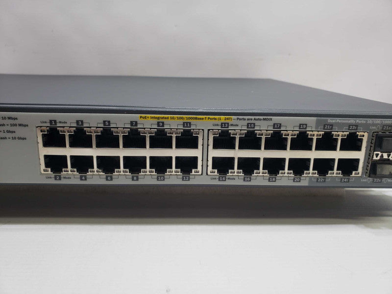 HP Procurve J9146A 2910AL-24G-POE+ 24-Port Gigabit Switch )