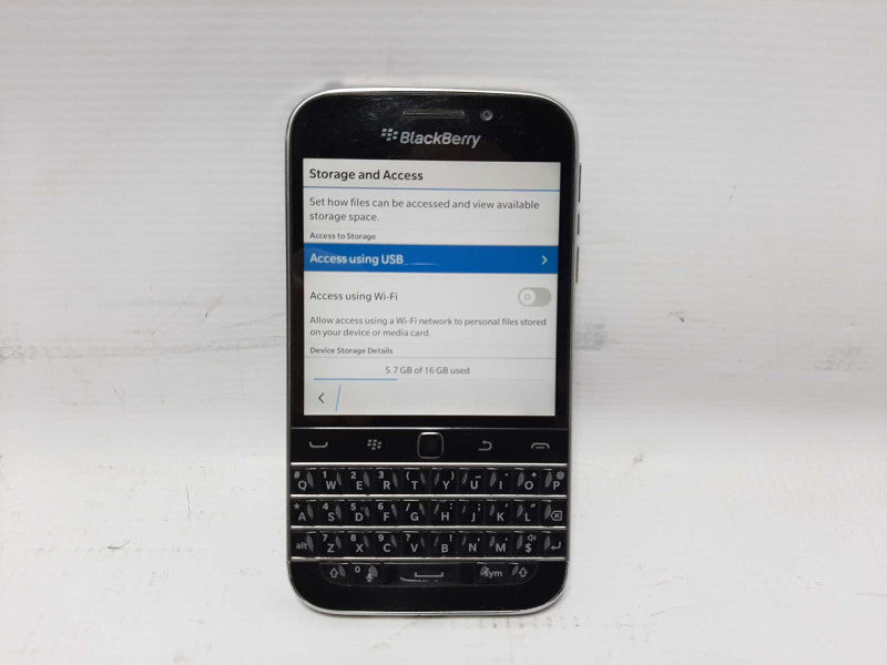 BlackBerry Classic Q20 SQC100-4 16GB Black Wind~Freedom Locked  $