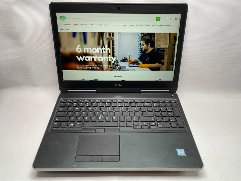 15\\" Dell Precision 7510 with Intel i7-6820HQ CPU 16GB RAM & 512GB SSD Storage  -