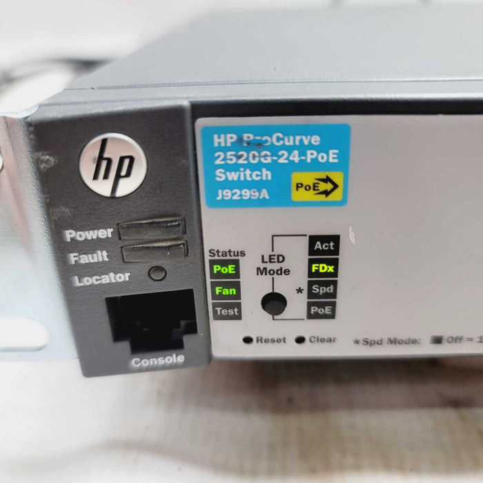 HP ProCurve J9299A 2520G-24-PoE 24 Port PoE Gigabit Switch  =